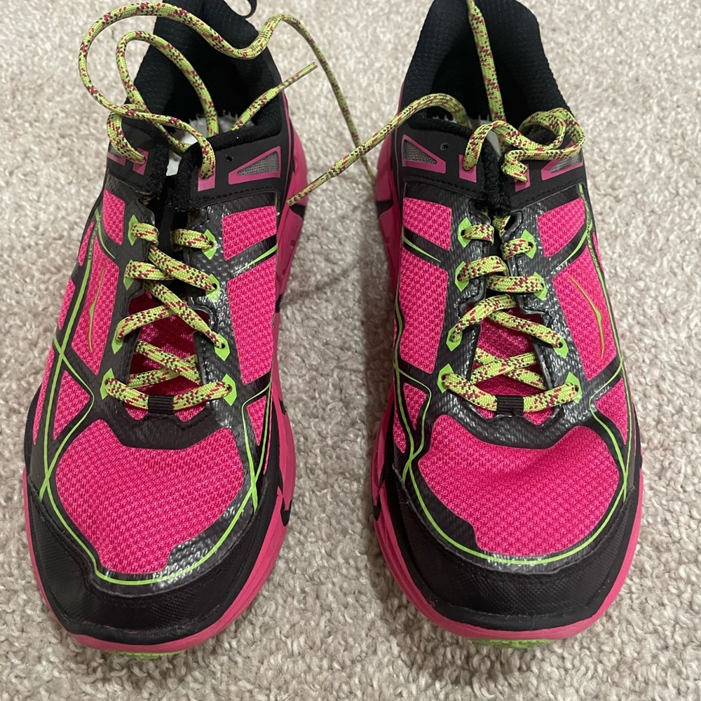Women’s Hoka running shoes.  Size 7.5.